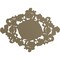 Ekena Millwork Katheryn Ceiling Medallion, Hand-Painted Painted Turtle Crackle, 22 1/2"W x 30 3/8"H x 1 1/2"P CM30KTPTC - alternate 2